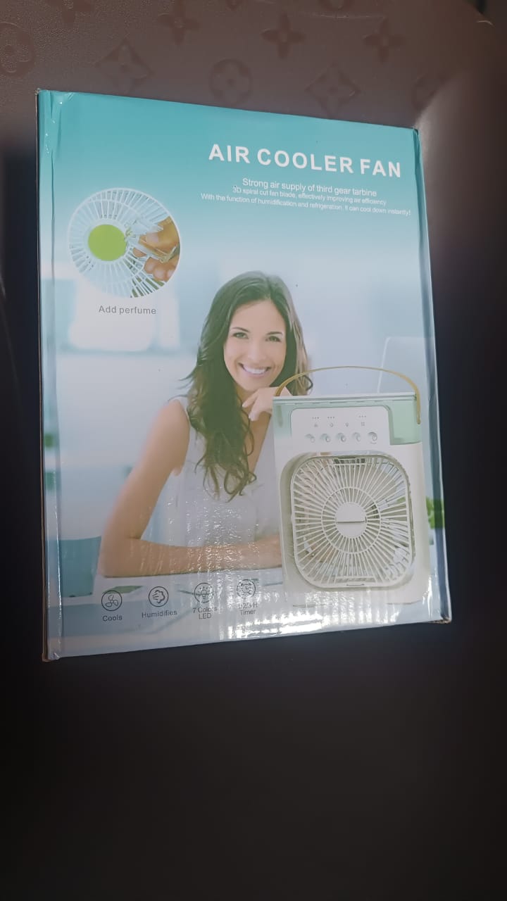 Portable Mist Air Cooler 7 Color Changing Light
